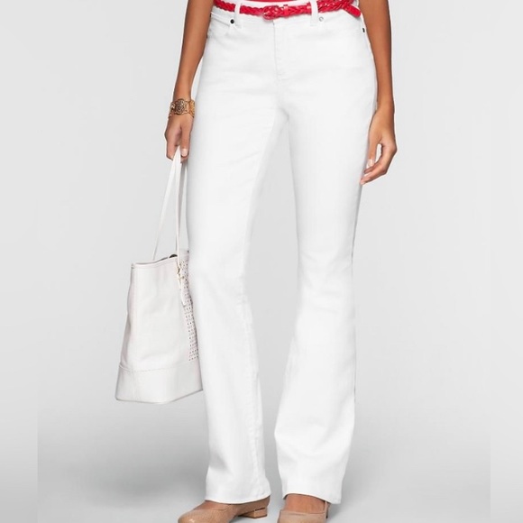 Talbots Denim - Talbots White Bootcut Jeans NWOT Size 6